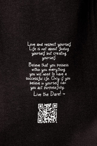 Long Sleeve Crew Tee 'Think' Black