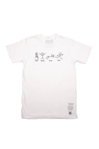 Main Street Crew Neck 'All 4 Kids' White