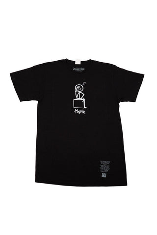 Main Street Crew Neck 'Think' Black