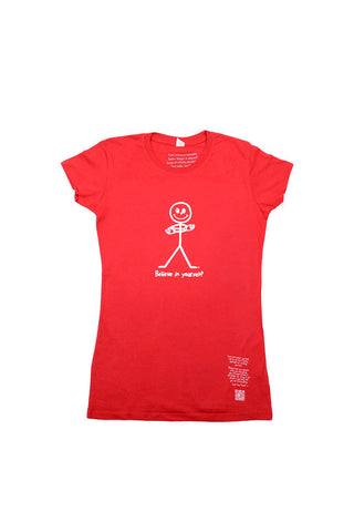 Main Street Crew Tee 'Believe in Yourself' Red