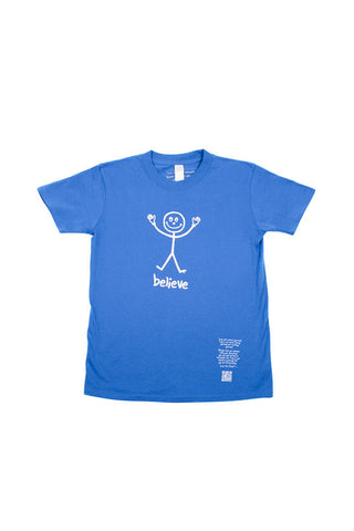 Main Street Tee 'Believe' Blue