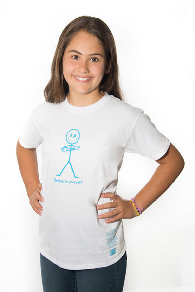 Main Street Tee 'Believe in Yourself' White