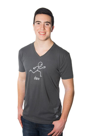 Main Street V-Neck 'Dare' Charcoal