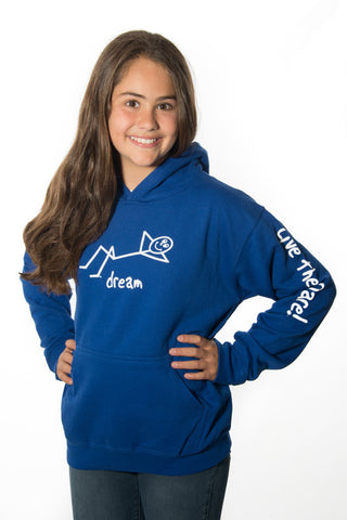 Pullover Hoodie ‘Dream’ Blue