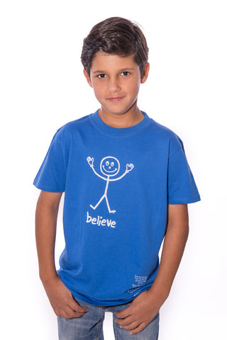 Main Street Tee ‘Believe’ Royal Blue